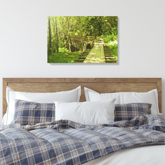 Het Flume Trail Canvas Afdruk (Insitu (Slaapkamer))