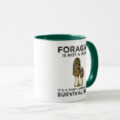 Het foerageren is geen hobby paddenstoel Hunter Fo Mok (Voorkant rechts)