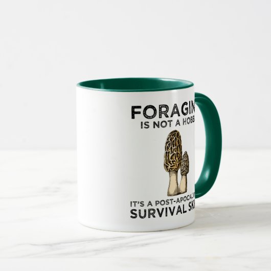 Het foerageren is geen hobby paddenstoel Hunter Fo Mok (Voorkant rechts)