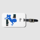 Het fokken van halve broederpaarden bagagelabel (Voorkant (horizontaal))