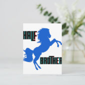 Het fokken van halve broederpaarden briefkaart (Staand voorkant)