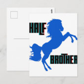 Het fokken van halve broederpaarden briefkaart (Voorkant / Achterkant)