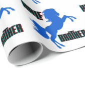 Het fokken van halve broederpaarden cadeaupapier (Rol Hoek)