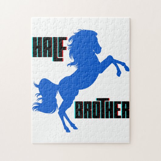 Het fokken van halve broederpaarden legpuzzel (Verticaal)