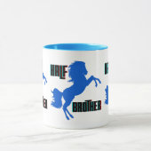 Het fokken van halve broederpaarden mok (Midden)