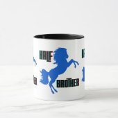 Het fokken van halve broederpaarden mok (Midden)