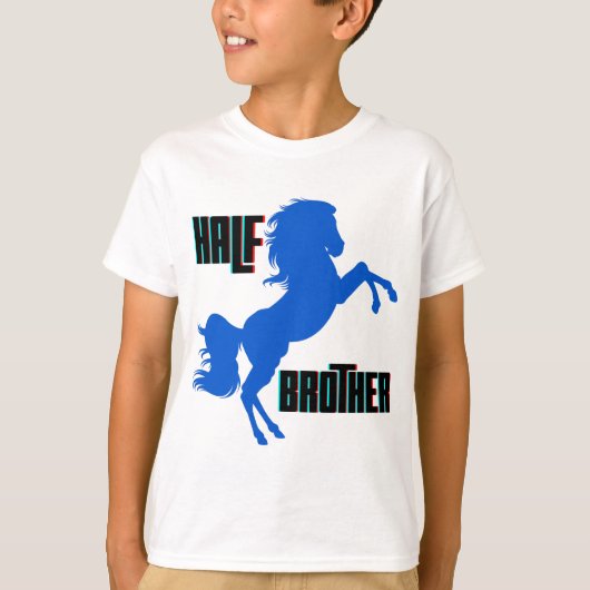 Het fokken van halve broederpaarden t-shirt (Voorkant)