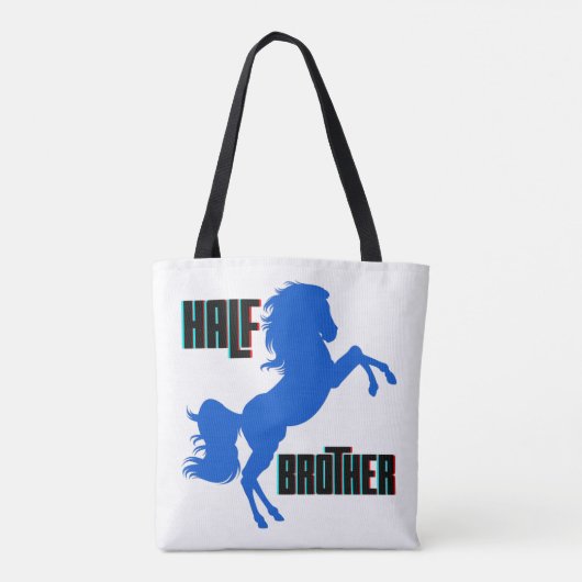 Het fokken van halve broederpaarden tote bag (Achterkant)