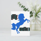 Het fokken van kleine broerpaarden briefkaart (Staand voorkant)