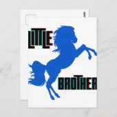 Het fokken van kleine broerpaarden briefkaart (Voorkant / Achterkant)