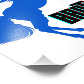 Het fokken van kleine broerpaarden foto afdruk (Hoek)