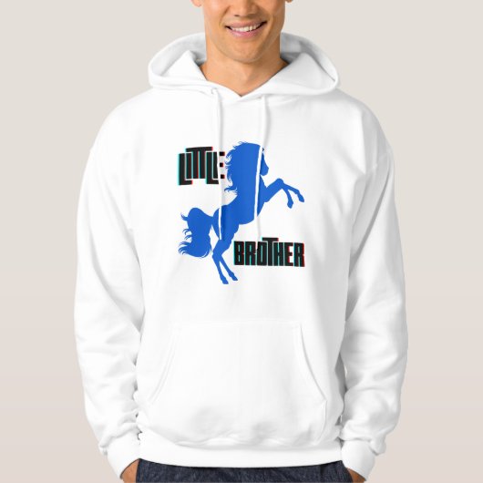 Het fokken van kleine broerpaarden hoodie (Voorkant)