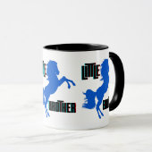 Het fokken van kleine broerpaarden mok (Voorkant rechts)