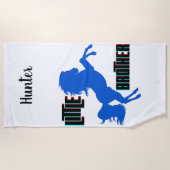 Het fokken van kleine broerpaarden strandlaken (Voorkant)