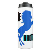 Het fokken van kleine broerpaarden thermosbeker (Voorkant)