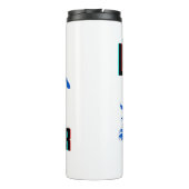 Het fokken van kleine broerpaarden thermosbeker (Achterkant)