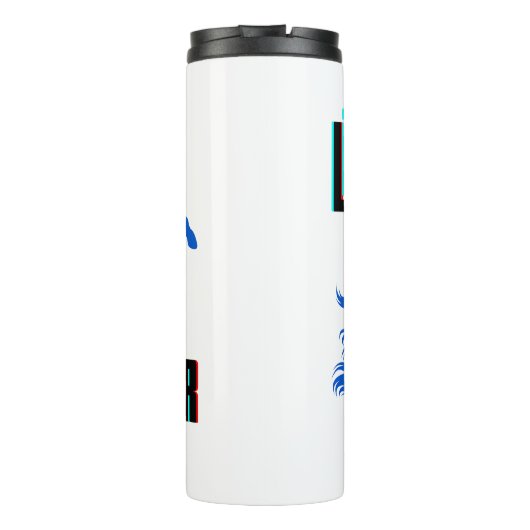 Het fokken van kleine broerpaarden thermosbeker (Achterkant)