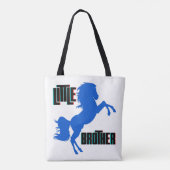 Het fokken van kleine broerpaarden tote bag (Achterkant)