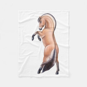 Het fokken van Noorse Fjord Horse Fleece Blanket Deken