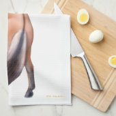 Het fokken van Noorse Fjord Horse Kitchen Towel Theedoek (Quarter Fold)