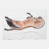 Het fokken van Noorse Fjord Horse Kitchen Towel Theedoek (Horizontaal)