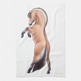 Het fokken van Noorse Fjord Horse Kitchen Towel Theedoek