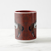 Het fokken van Pinto Paint Stallion Horse Mok (Midden)