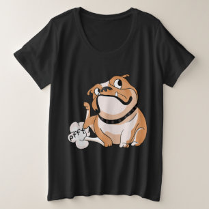Het fokken van Pitbull Lover Funny Bulldog Dog Ma Grote Maat T-shirt