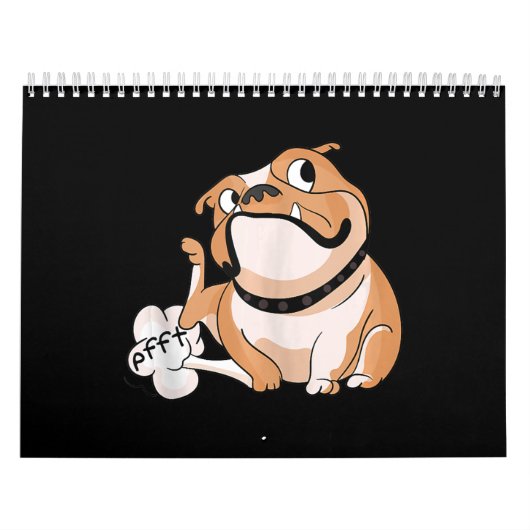 Het fokken van Pitbull Lover Funny Bulldog Dog Ma Kalender (Hoes)