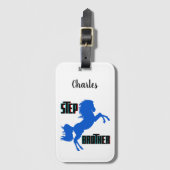 Het fokken van stappenplannen bagagelabel (Voorkant (verticaal))