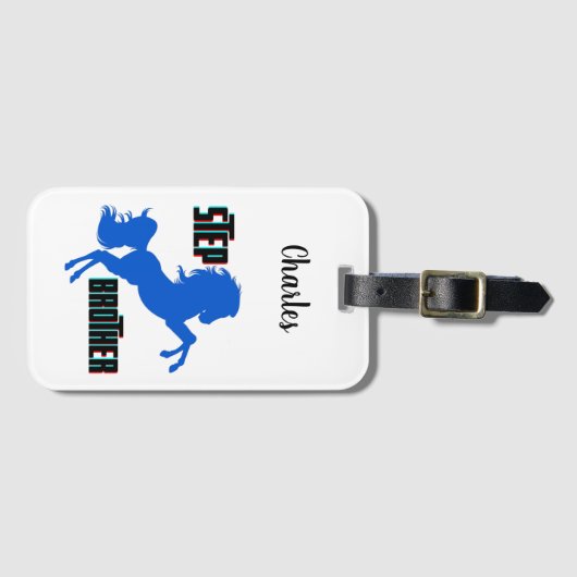 Het fokken van stappenplannen bagagelabel (Voorkant (horizontaal))