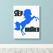 Het fokken van stappenplannen canvas afdruk (Insitu (Houten vloer))