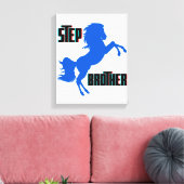 Het fokken van stappenplannen canvas afdruk (Insitu (Woonkamer))