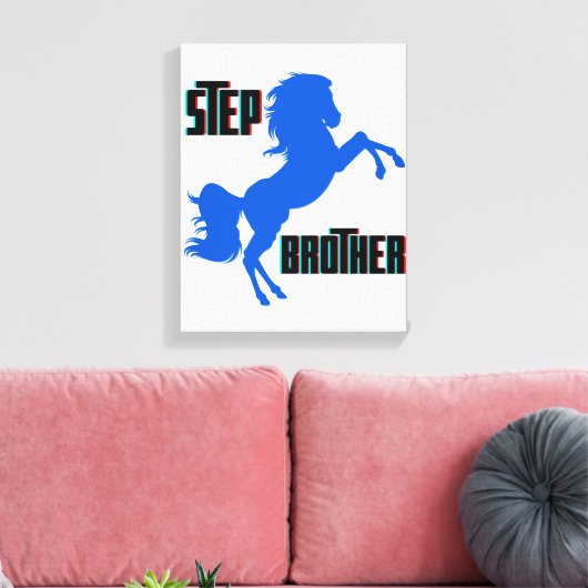 Het fokken van stappenplannen canvas afdruk (Insitu (Woonkamer))