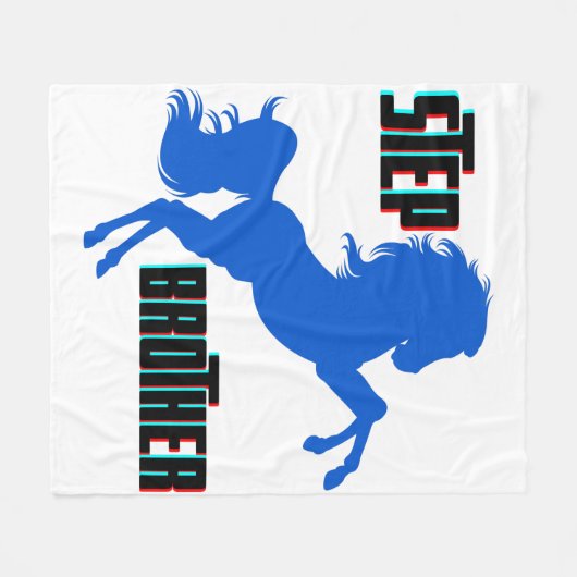 Het fokken van stappenplannen fleece deken (Voorkant (Horizontaal))