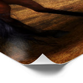 Het fokken van twee paarden poster (Hoek)