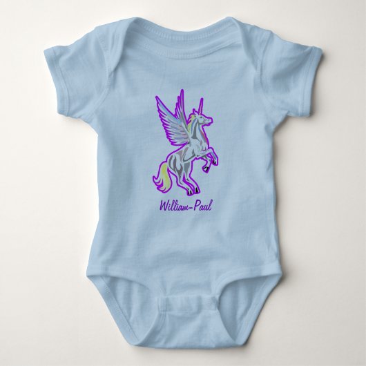 Het fokken van Unicorn Guardian Angel Romper (Voorkant)