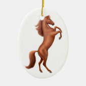 Het fokken van Wild Stallion Ornament (Voorkant)