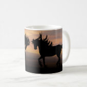 Het fokken van zwarte paarden bij de Mok van de zo (Voorkant rechts)