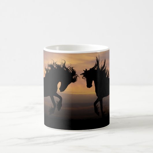 Het fokken van zwarte paarden bij de Mok van de zo (Center)