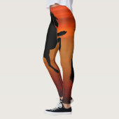 Het fokken van zwarte paarden op de Fiery Sunset Leggings (Links)