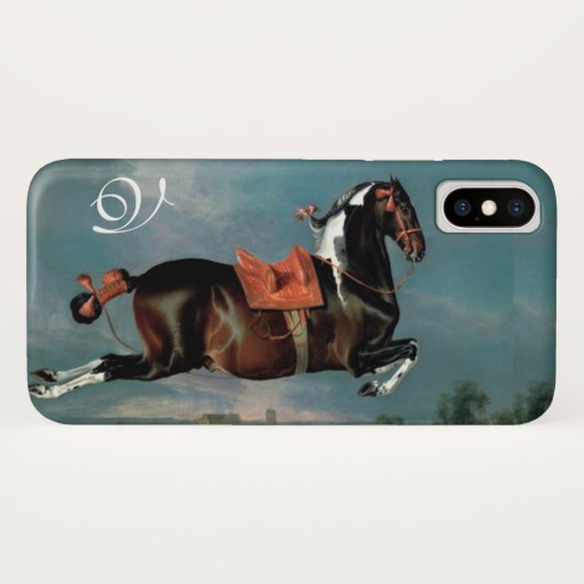 Het fokkonogram van het Piebald Horse "Ceheld" Case-Mate iPhone Case (Achterkant (horizontaal))