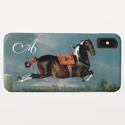 Het fokkonogram van het Piebald Horse "Ceheld" Case-Mate iPhone Case (Achterkant (horizontaal))