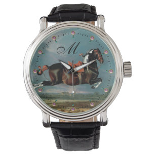 Het fokkonogram van het Piebald Horse "Ceheld" Horloge