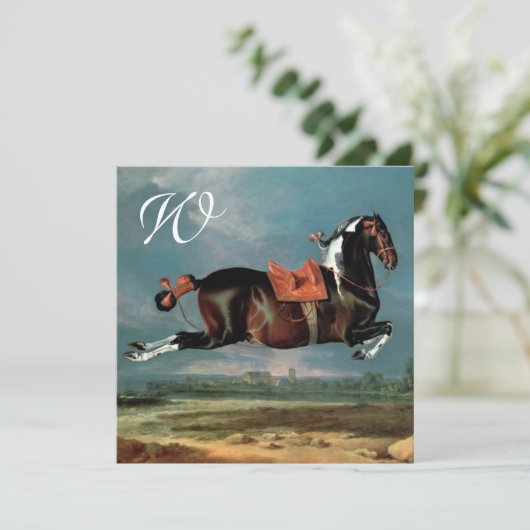 Het fokkonogram van het Piebald Horse "Ceheld" Kaart (Staand voorkant)