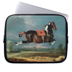Het fokkonogram van het Piebald Horse "Ceheld" Laptop Sleeve