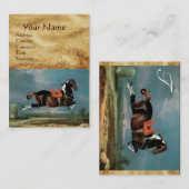 Het fokkonogram van het Piebald Horse "Ceheld" Visitekaartje (Voorkant / Achterkant)