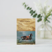 Het fokkonogram van het Piebald Horse "Ceheld" Visitekaartje (Staand voorkant)