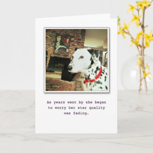 Het fonkelen Verjaardag Kaart (Gele Bloem)