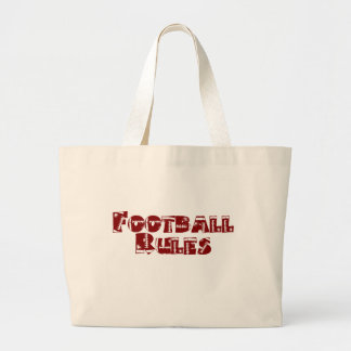 Het football beslist Canvas tas
